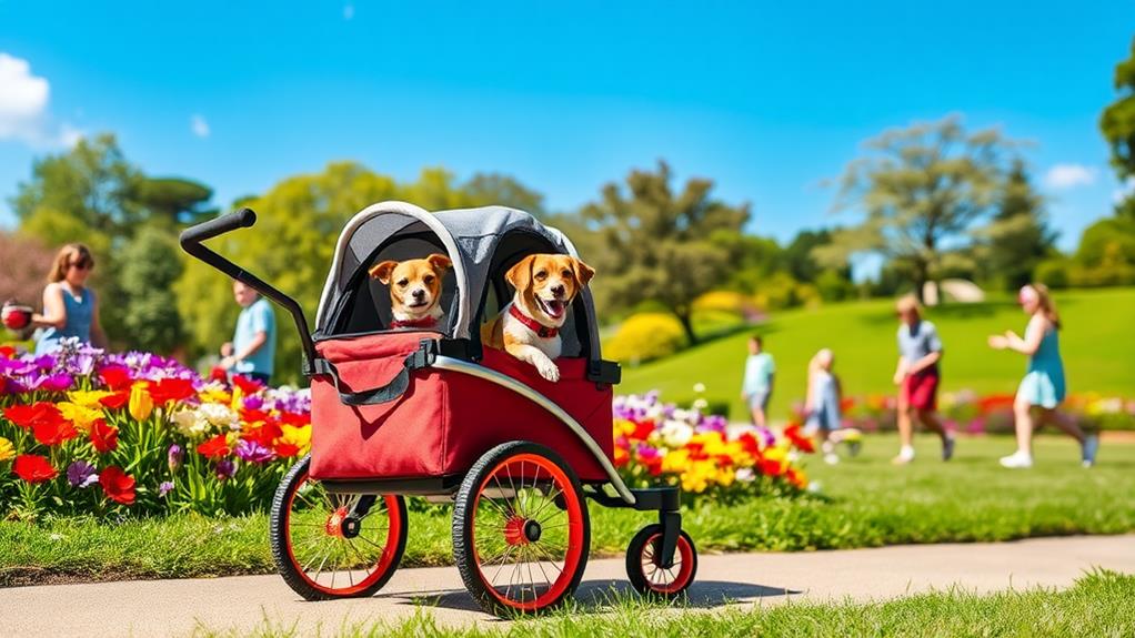 adventurous pet stroller combos