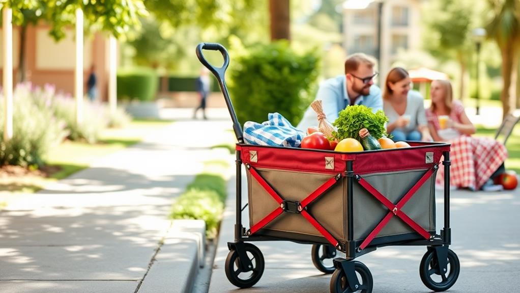 affordable collapsible utility cart