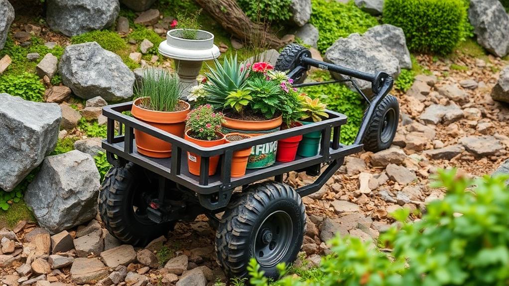 all terrain garden utility cart