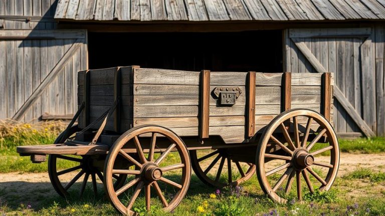 antique wooden pull wagon tips