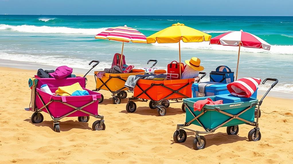 best foldable beach wagons