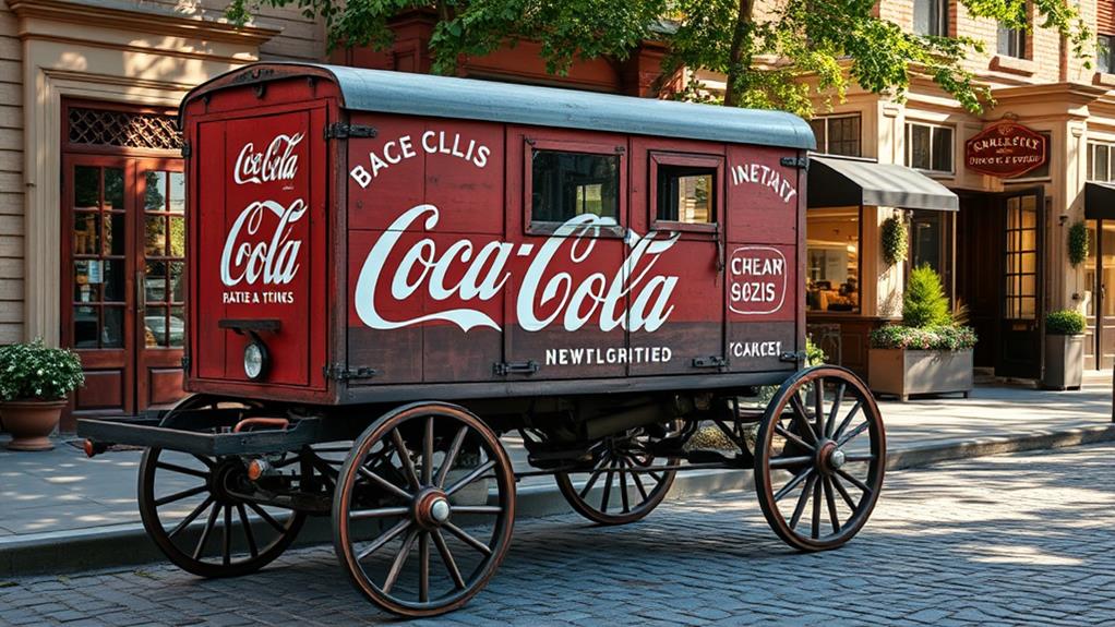 coca cola wagon historical overview