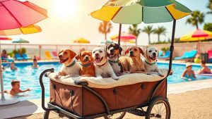 cooling pet wagon benefits