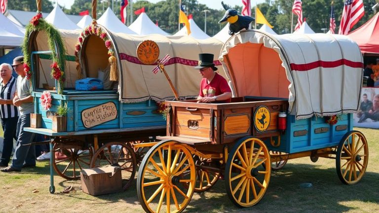 customized giant wagons for events