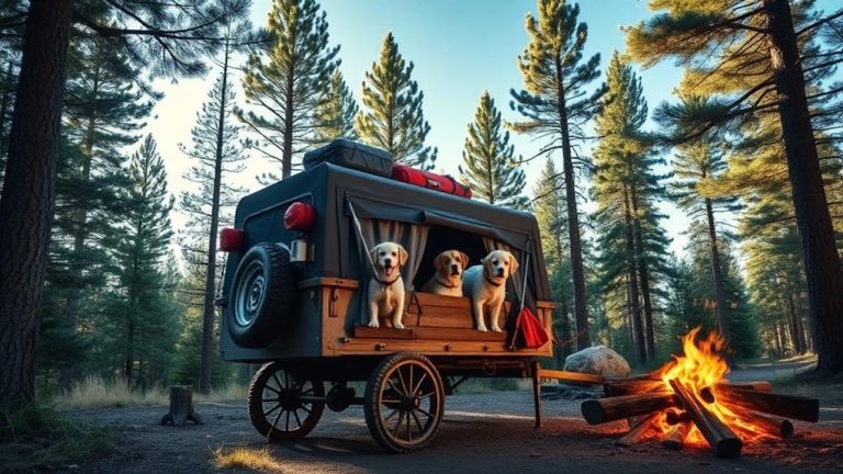 durable pet wagons camping