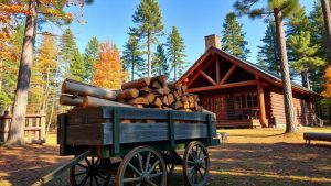 durable wagon for firewood