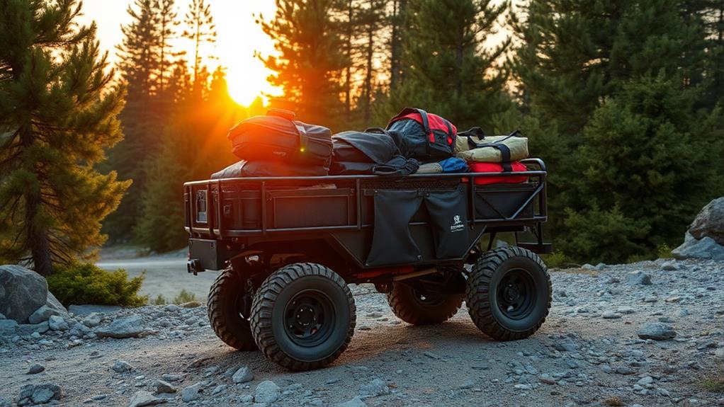 effortless off road gear transport