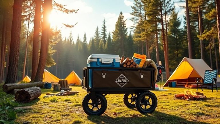 essential camping utility cart features