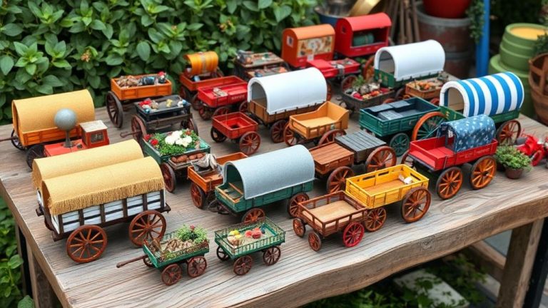 essential miniature display wagons