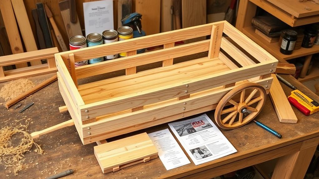 exploring wooden wagon kits