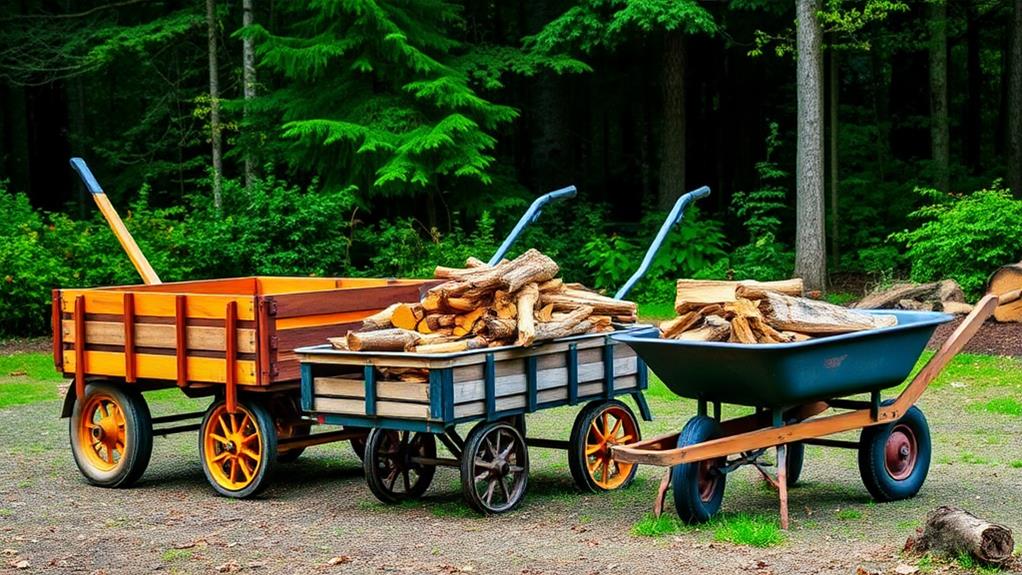 firewood wagon varieties available