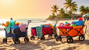 foldable wagons for beaches