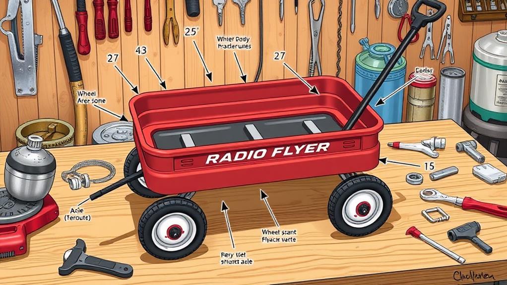 identifying essential wagon components