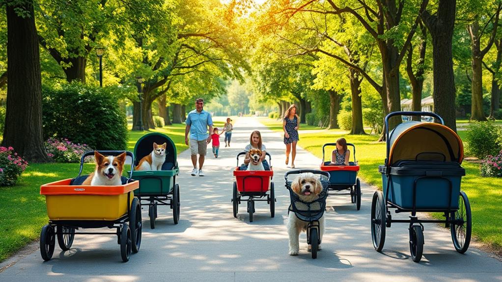 pet stroller wagon combos