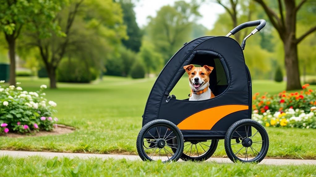 portable pet carrier cart