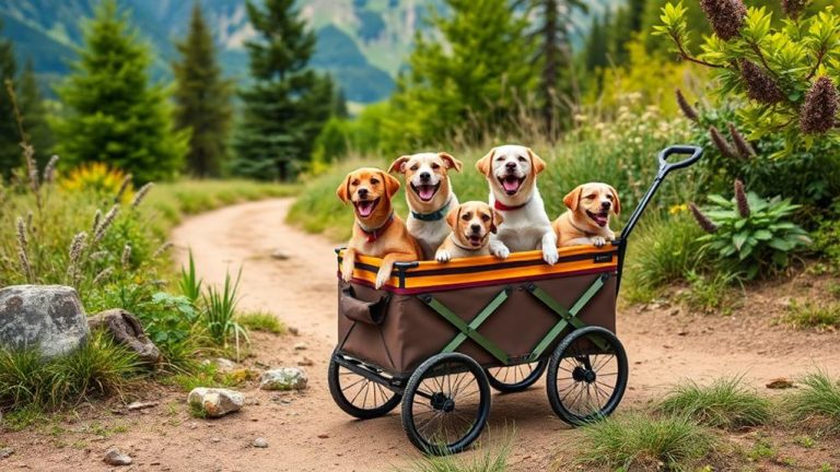 portable pet wagons travel