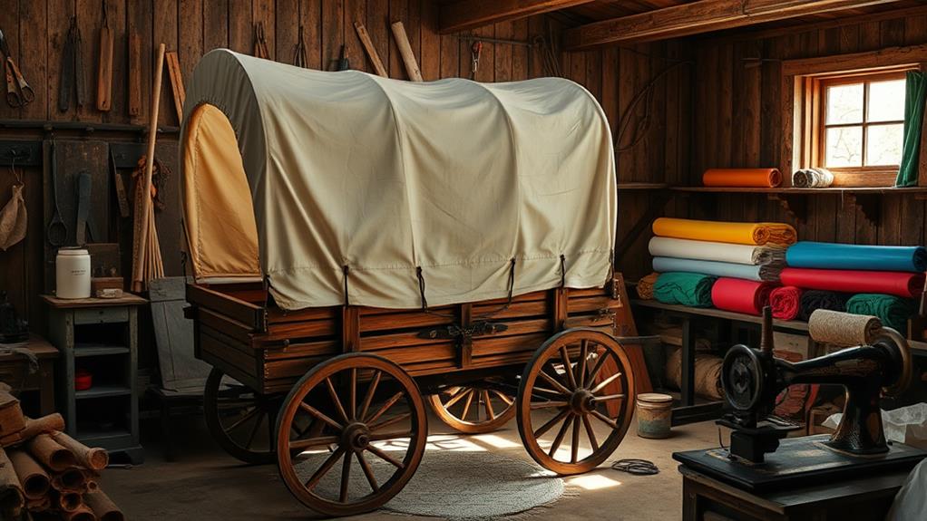 replace covered wagon canvas