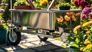 rust resistant garden cart materials