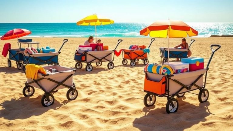 top foldable beach wagons