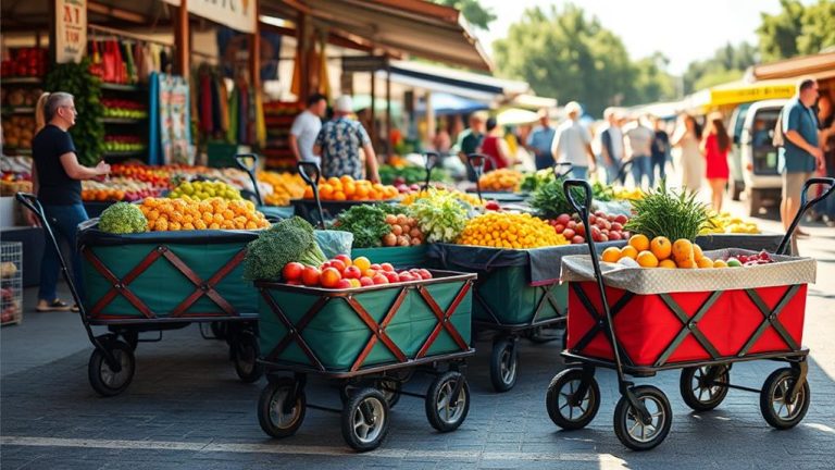 top grocery folding wagons