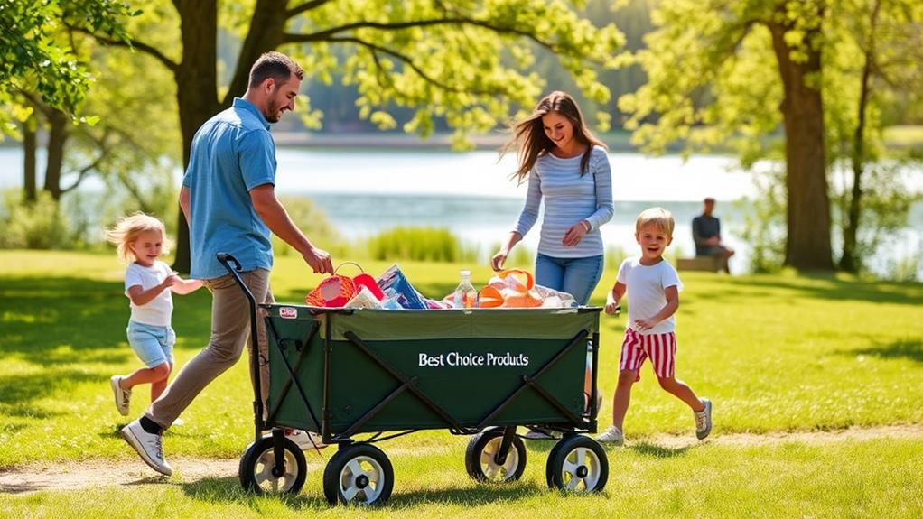 versatile folding utility wagon