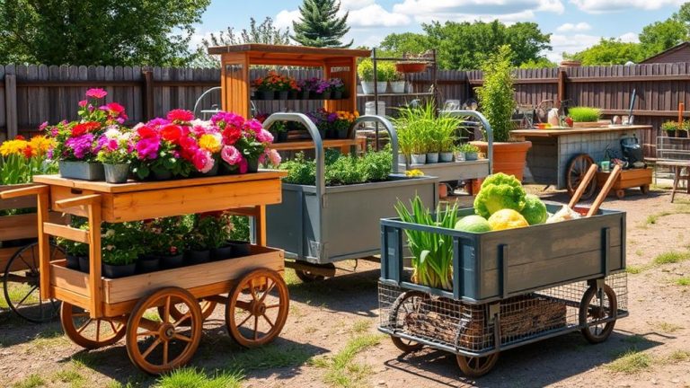 versatile outdoor garden carts