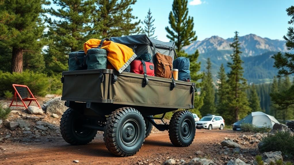 versatile outdoor utility carts