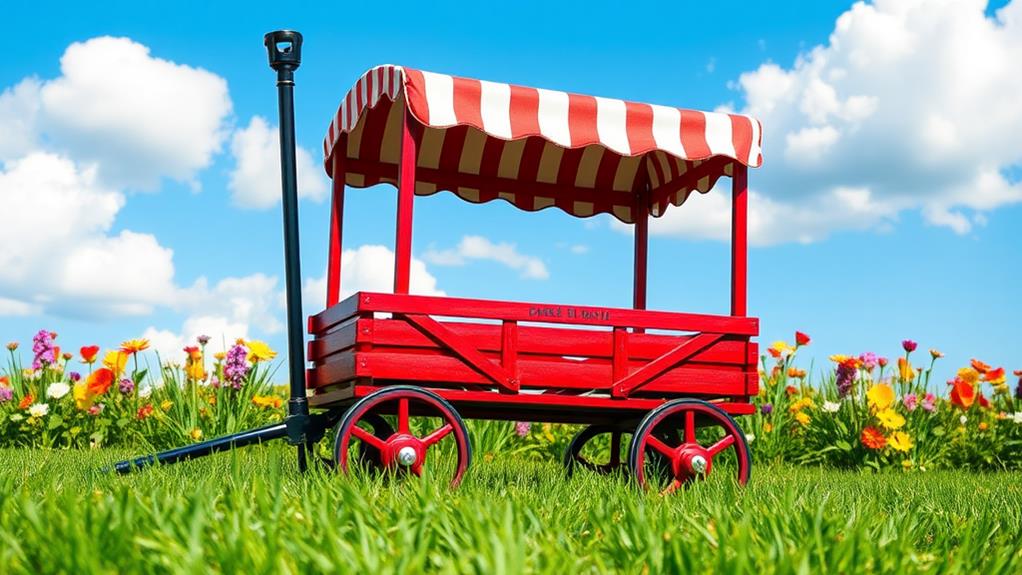 vintage toy wagon replica